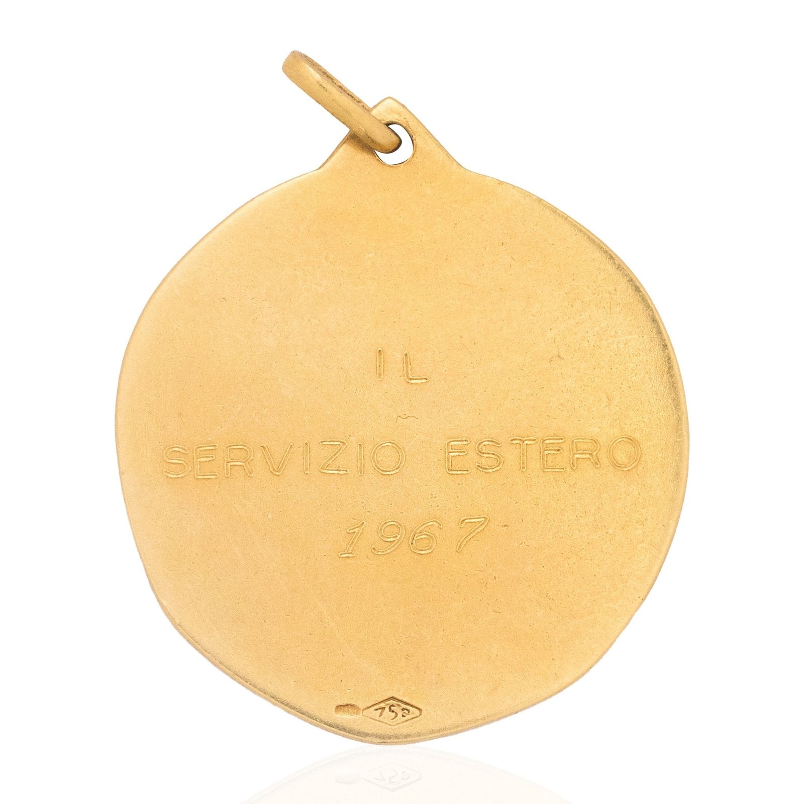 Vintage Roman Sestertius Coin Pendant, Italian - Image 5