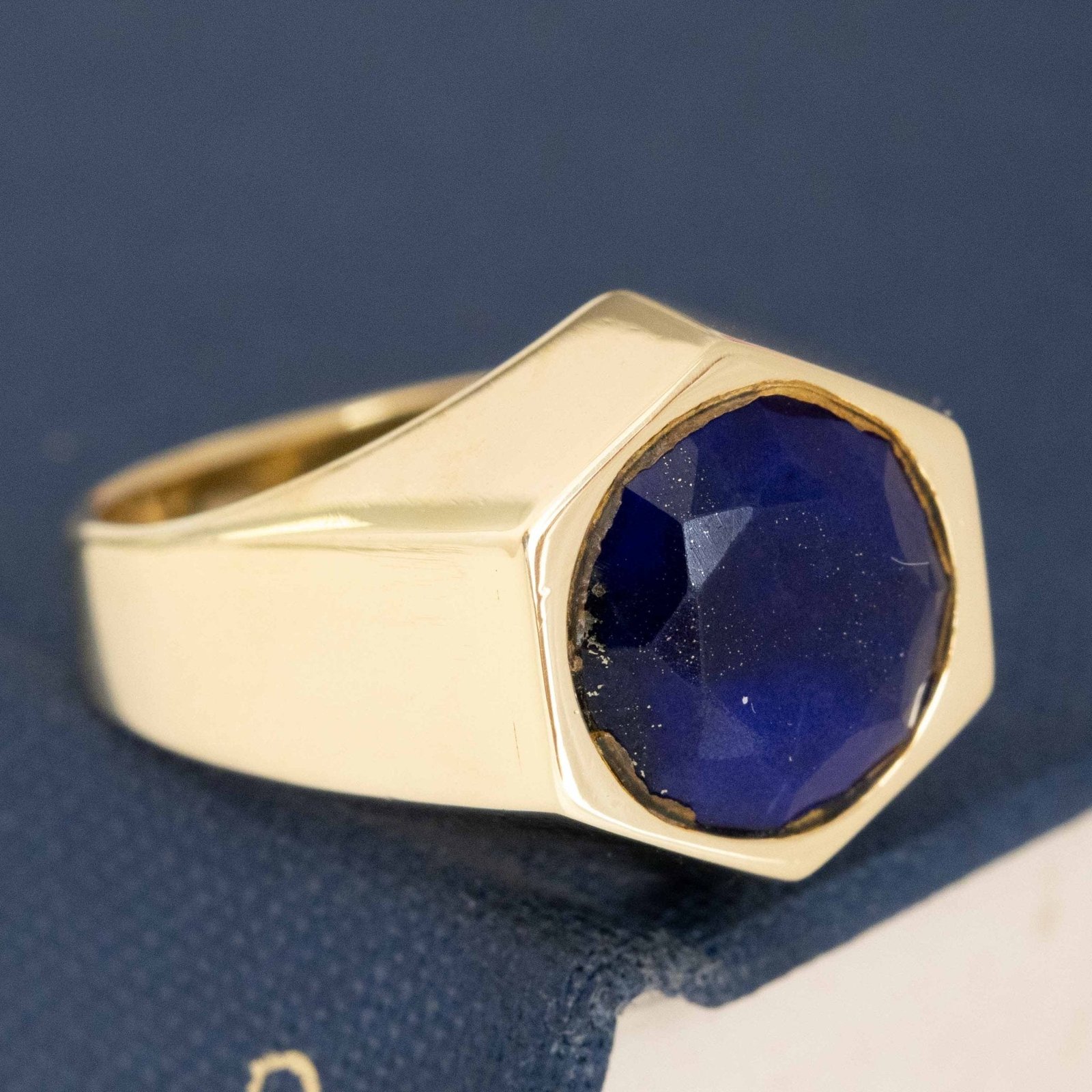 Vintage Lapis Lazuli Signet Ring, by Elsa Peretti for Tiffany & Co. - Image 3