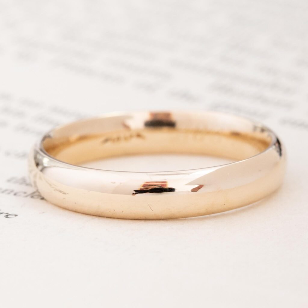 Vintage Men's Wedding Band, 4.95mm