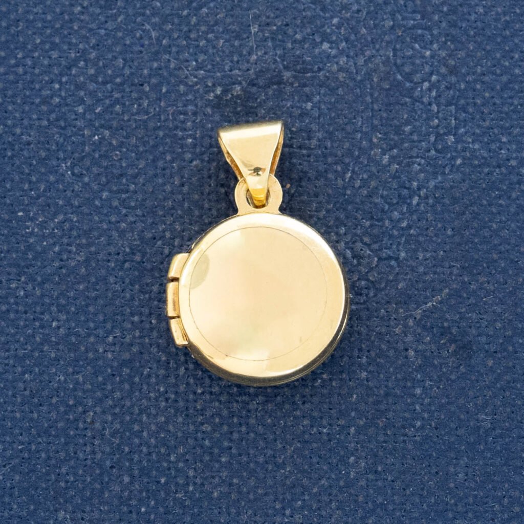 Vintage Mini Round Locket Charm