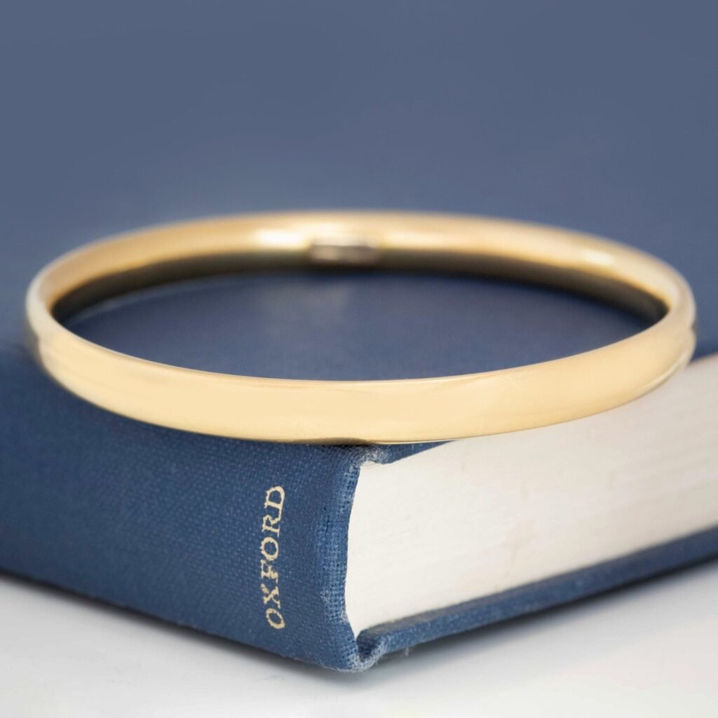 Vintage Round Bangle, Italian
