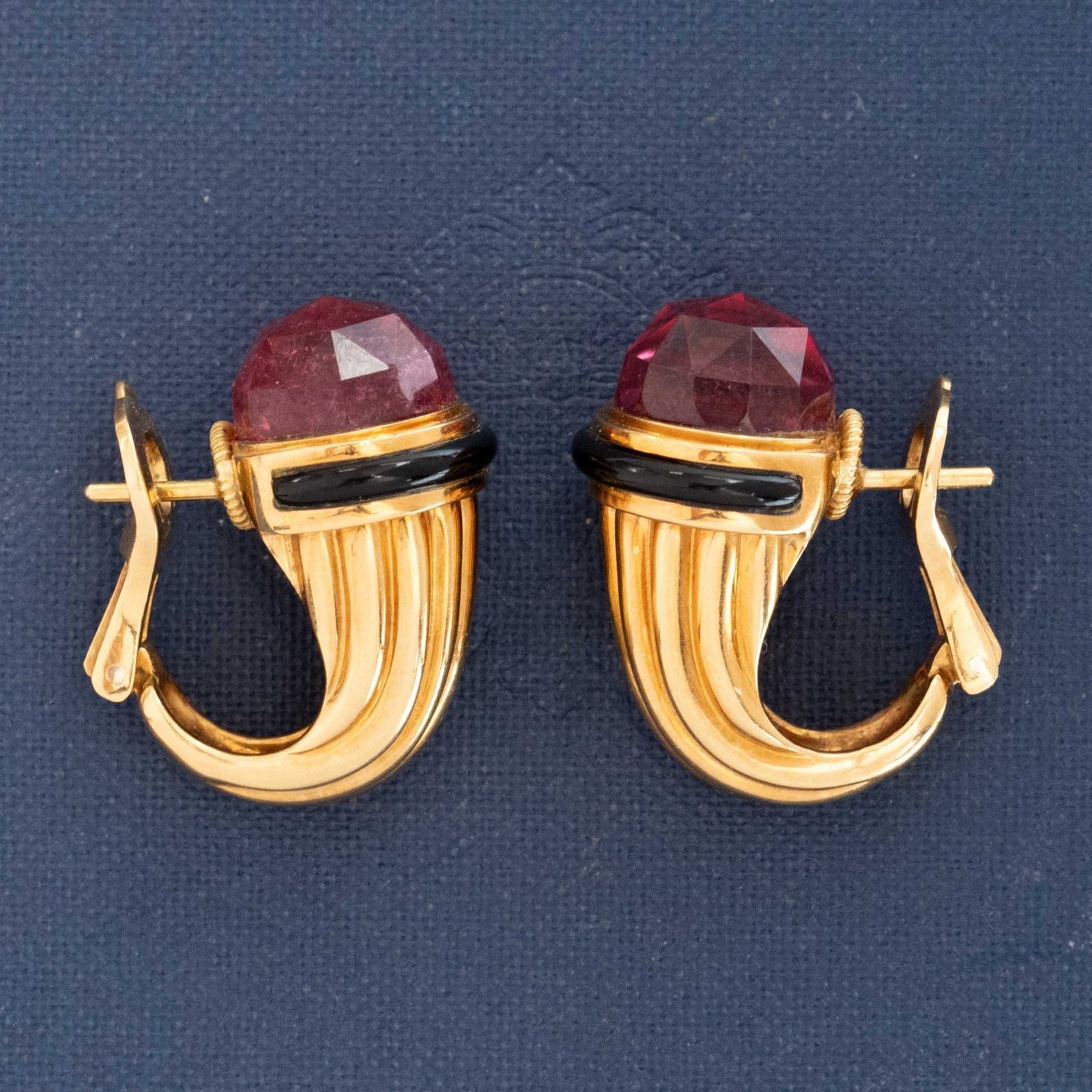 Vintage Rubellite Earrings, by Bvlgari - Image 6