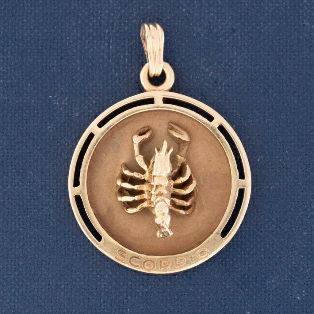 Vintage Scorpio Pendant