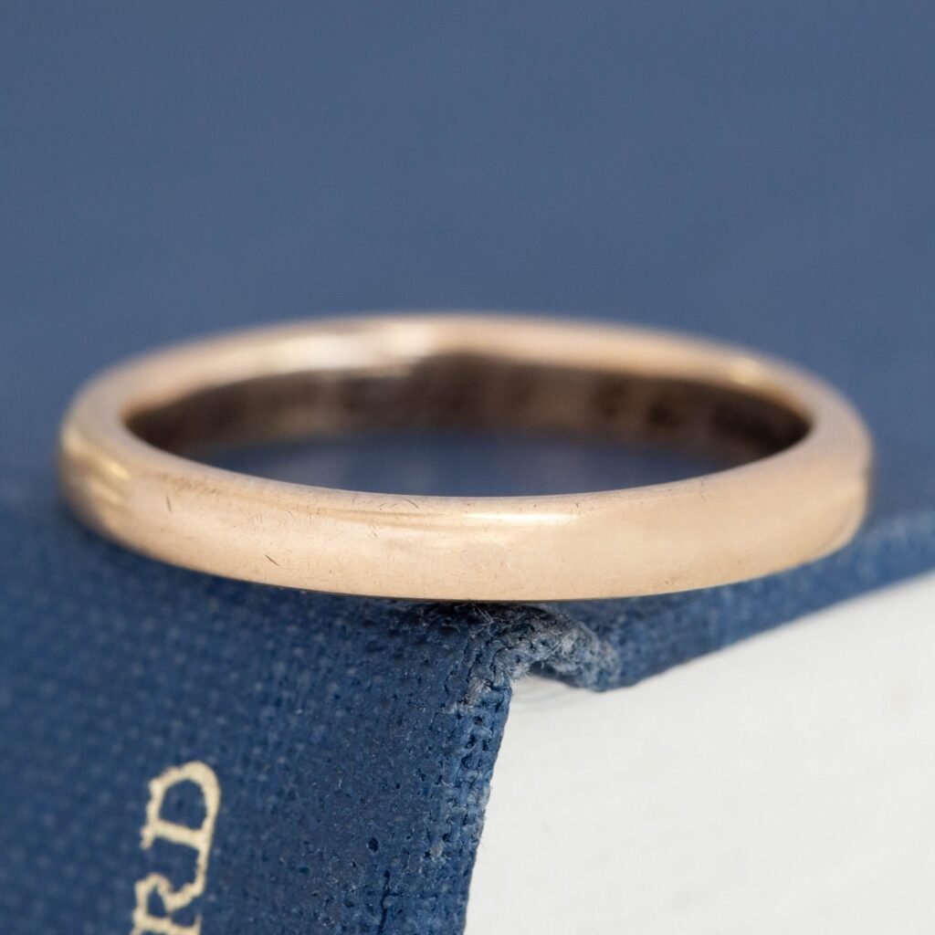 Vintage Slim 2.65mm Wedding Band, c. 1919