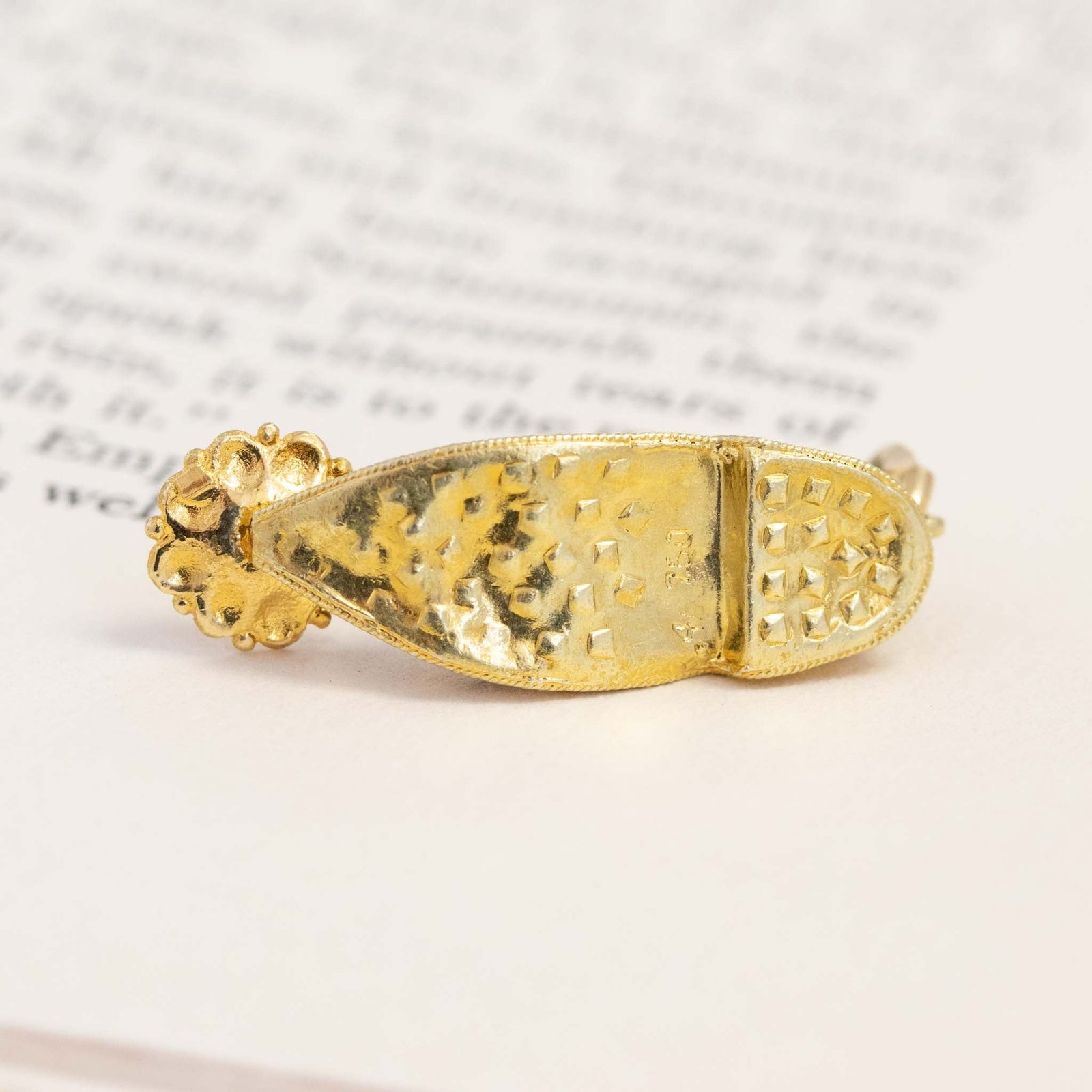 Vintage Slipper Enamel Pendant/Charm - Image 5