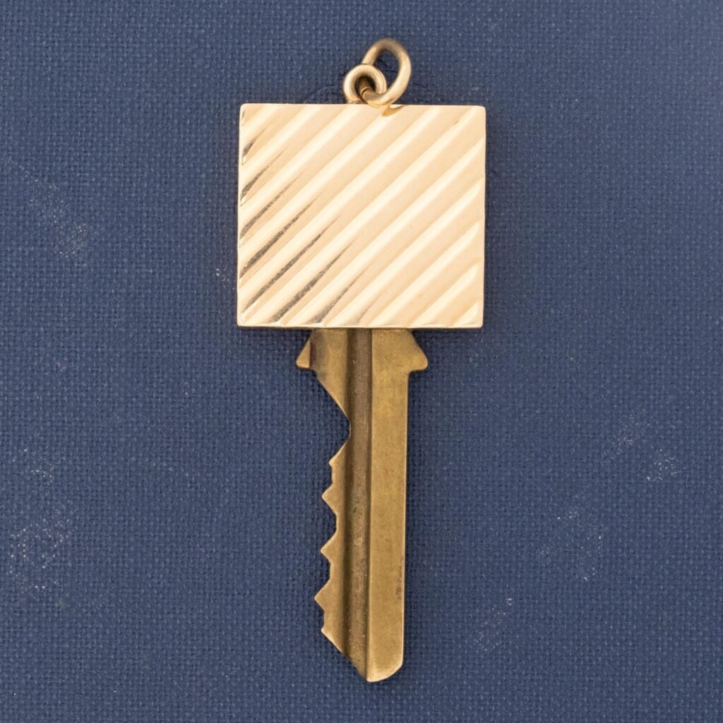 Vintage Square Key Pendant, by Tiffany & Co.