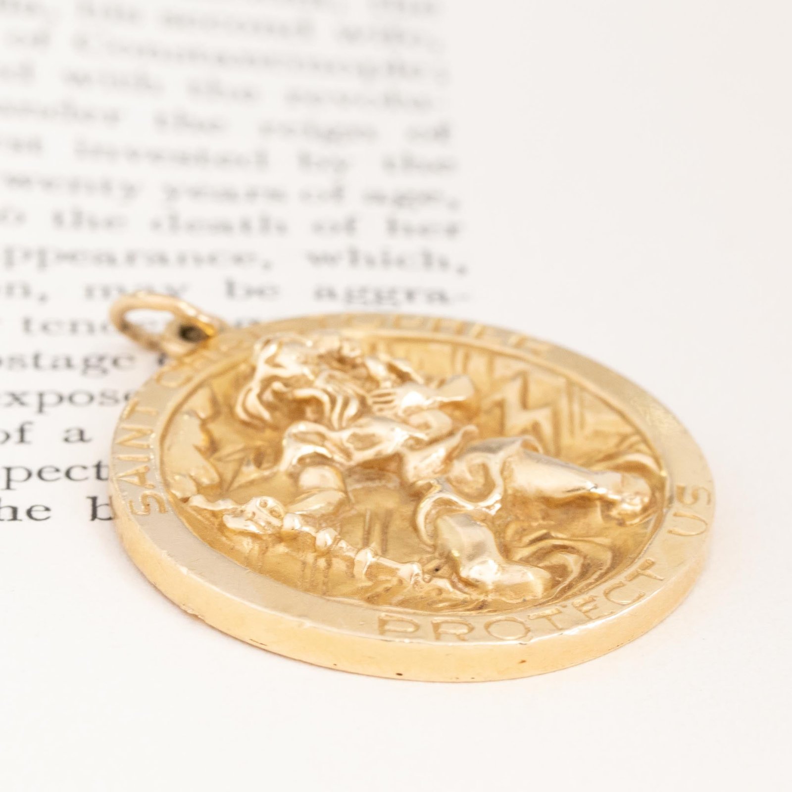 Vintage St. Christopher Pendant, by Tiffany & Co. - Image 4