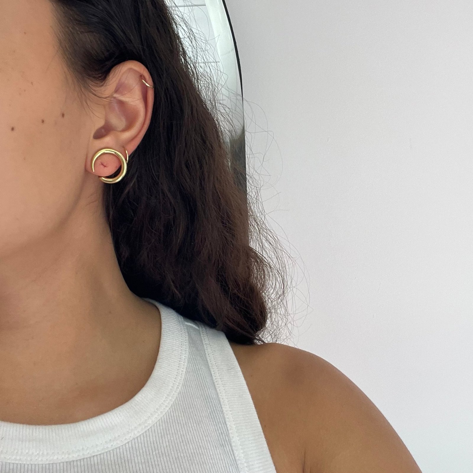 Vintage Swirl Clip-On Earrings, by Aldo Cipullo - Image 2