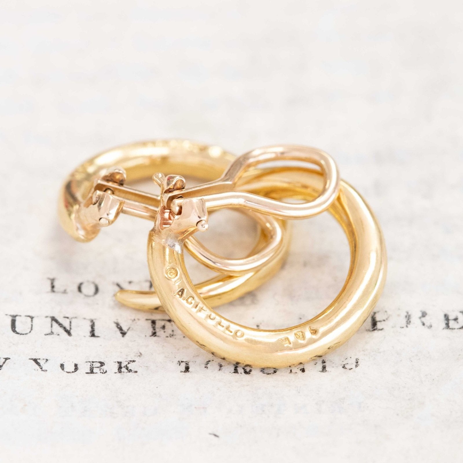 Vintage Swirl Clip-On Earrings, by Aldo Cipullo - Image 5