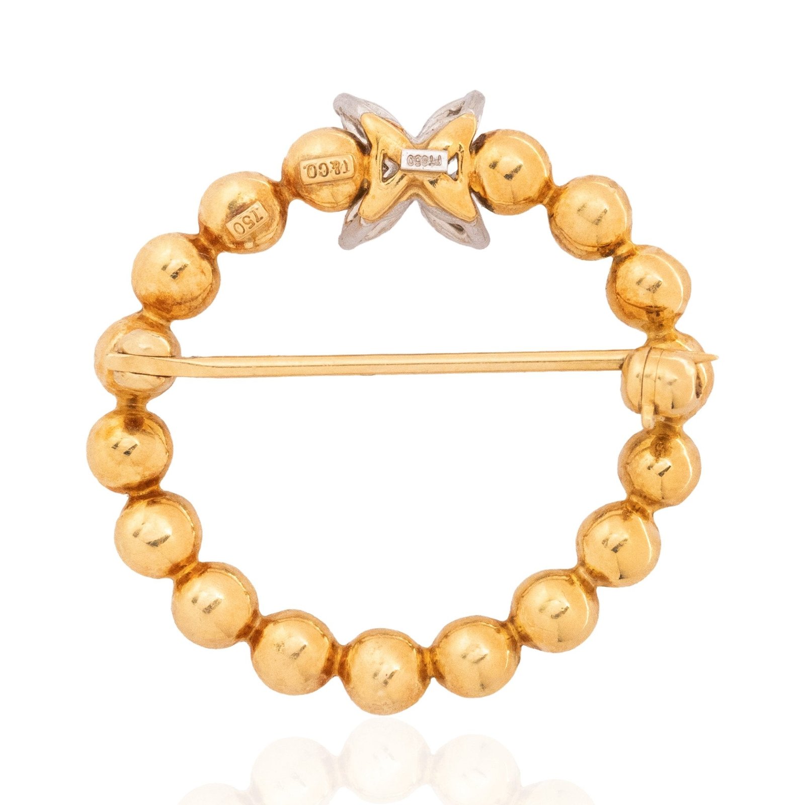 Vintage Diamond & Pearl Brooch, by Tiffany & Co. - Image 5