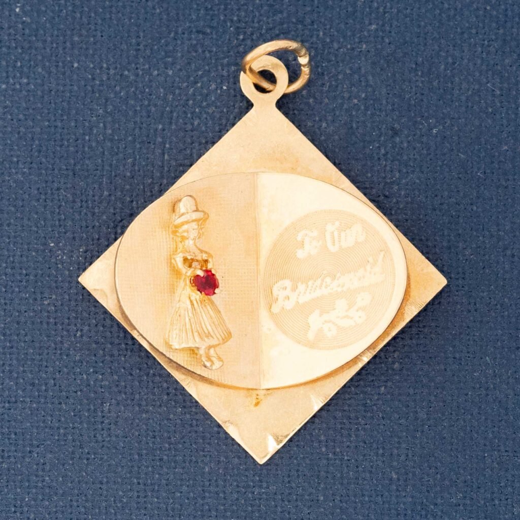Vintage "To Our Bridesmaid" Charm