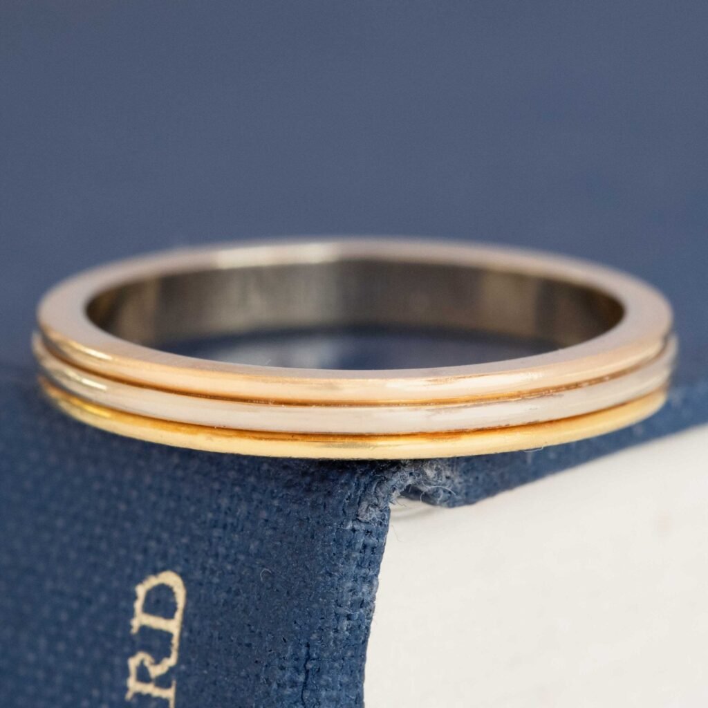 Vintage Triple Row Wedding Band, by Cartier