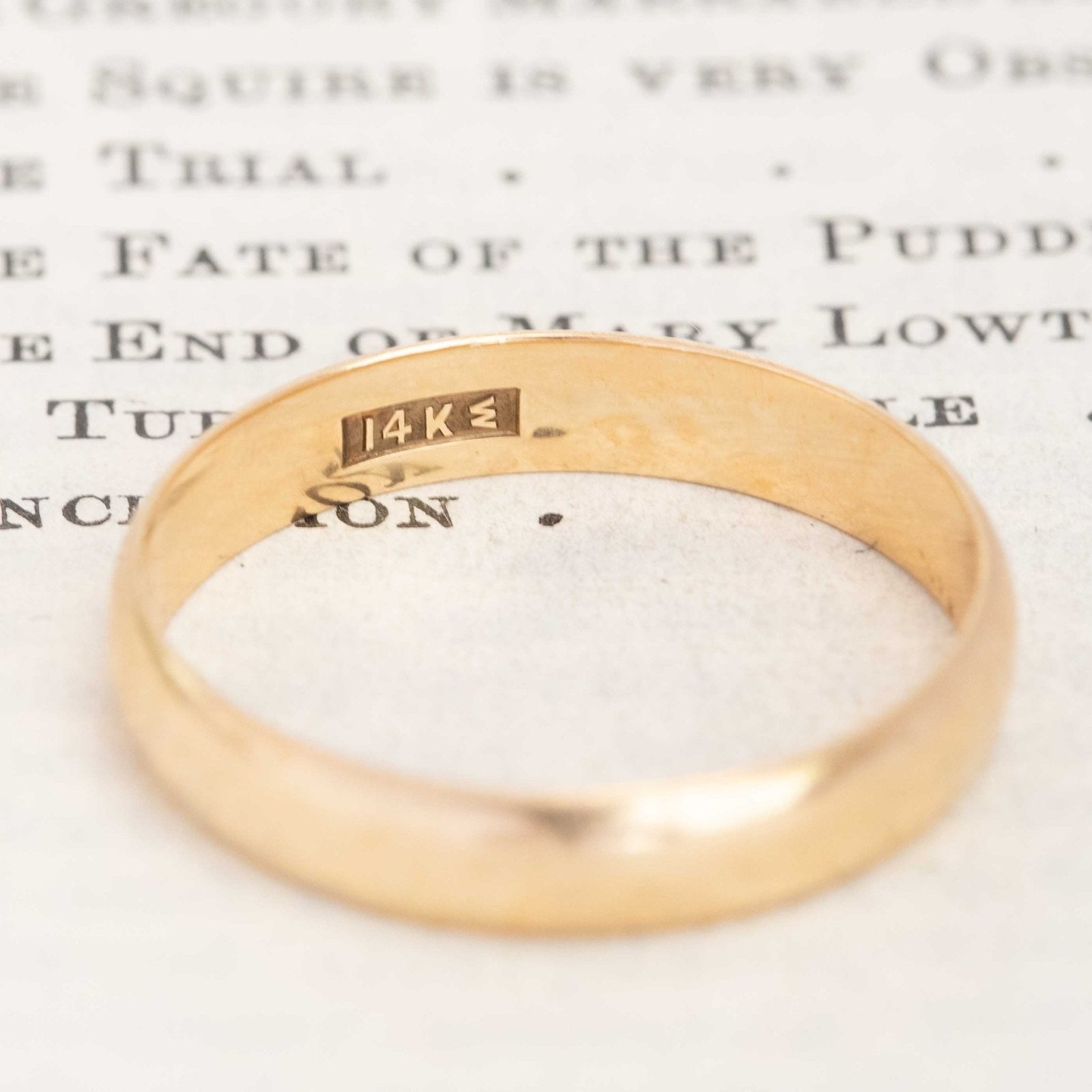 Vintage Wedding Band, 4.12mm - Image 3