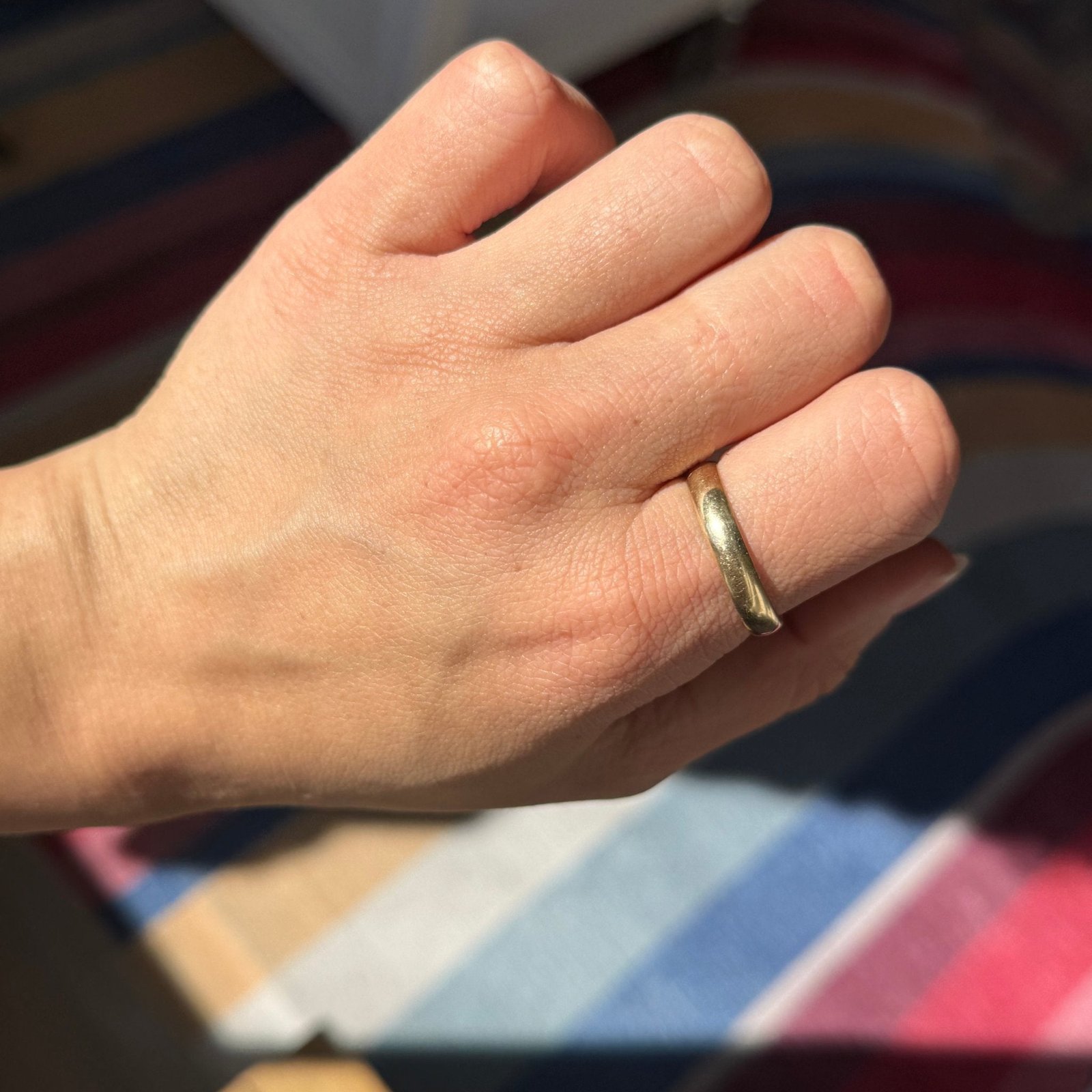 Vintage Wedding Band, 4.12mm - Image 2