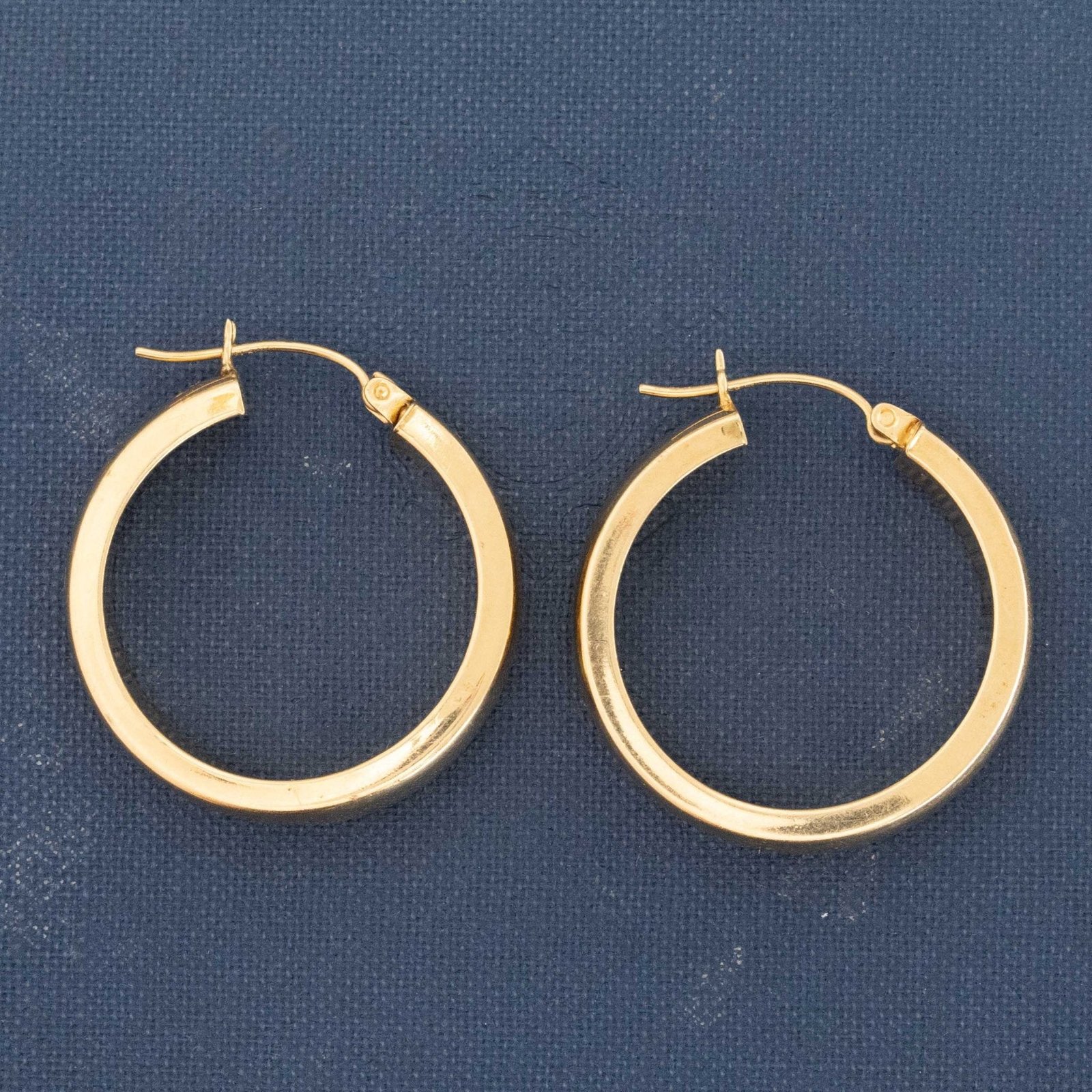 Vintage Wide Hoop Earrings