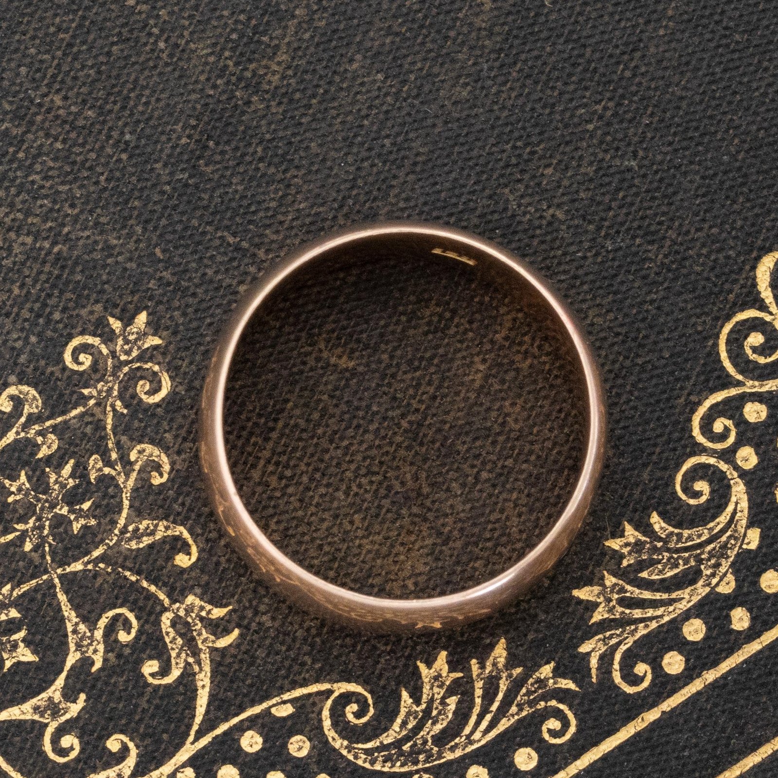 Vintage Wide Wedding Band, 8.15mm - Image 5
